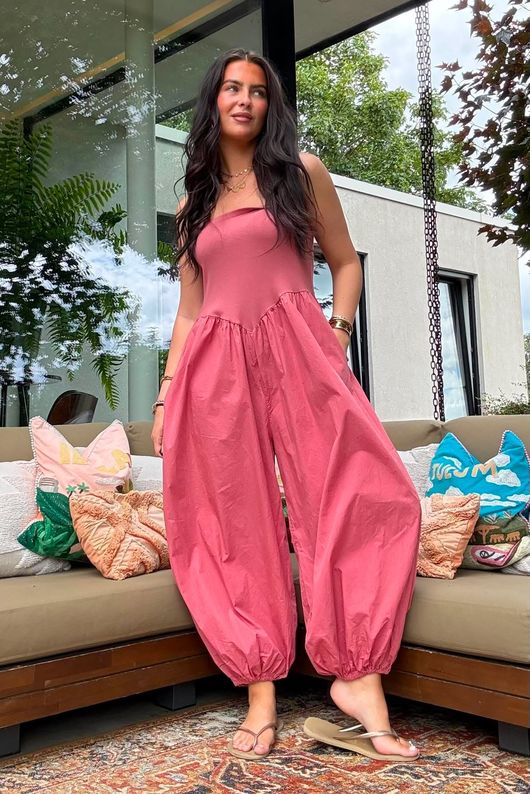 Bambalino Jumpsuit Indian Red